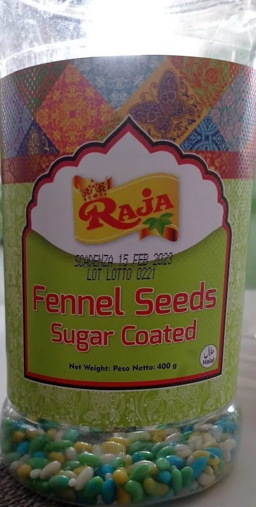 fennel seeds sugar coated