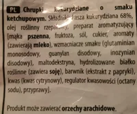 Chrupki kukurydziane o smaku ketchupowym