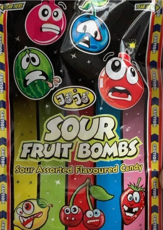 Sour fruit bombs