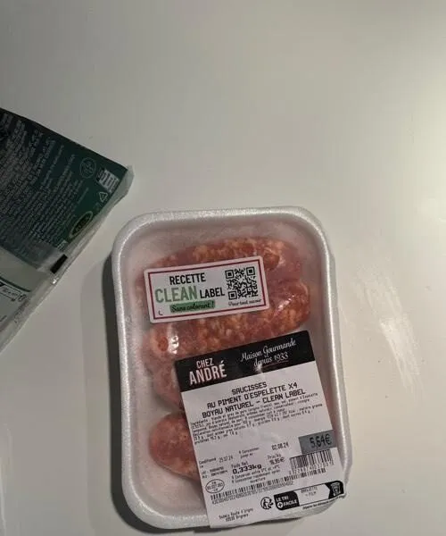 Saucisses au piment d’espelette clean label