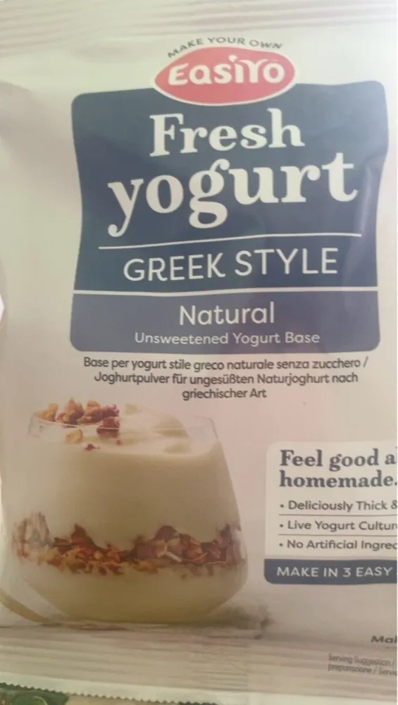 fresh yogurt greek style natural