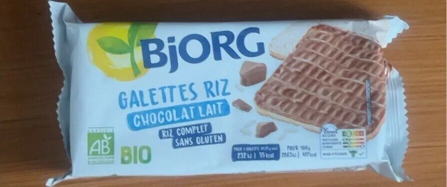 Galettes riz chocolat au lait