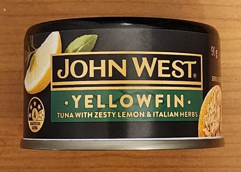 Yellowfin Tuna with Zesty Lemon & Italian Herbs