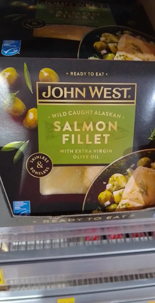 Wild Caught Alaskan Salmon Fillet With Extra Virgin Olive Oil