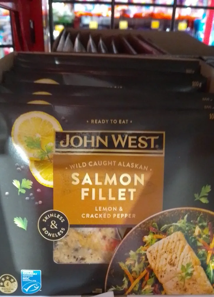 Salmon Fillet Lemon & Cracked Pepper