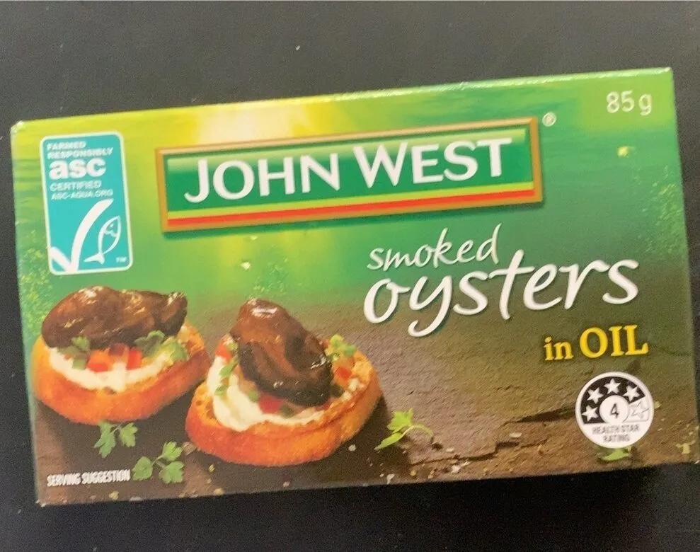 Smoked Oysters in Oil