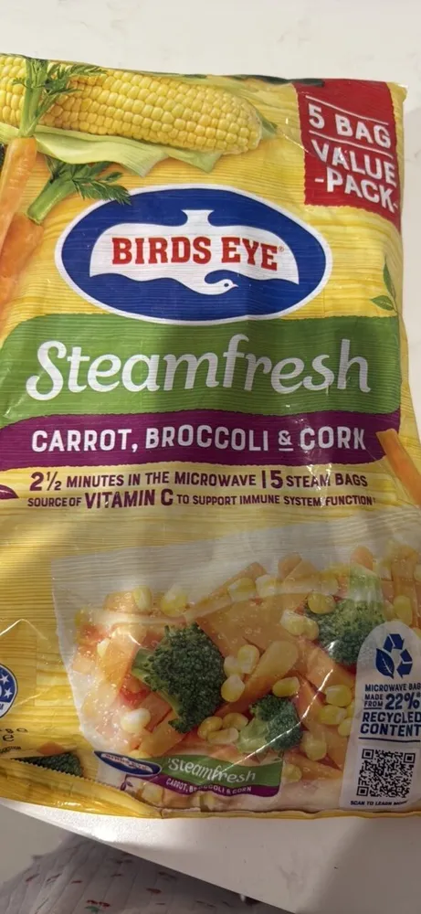 Steamsfresh Carrot, Broccoli & Corn
