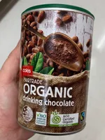 Fairtrade organic drinking chocolate