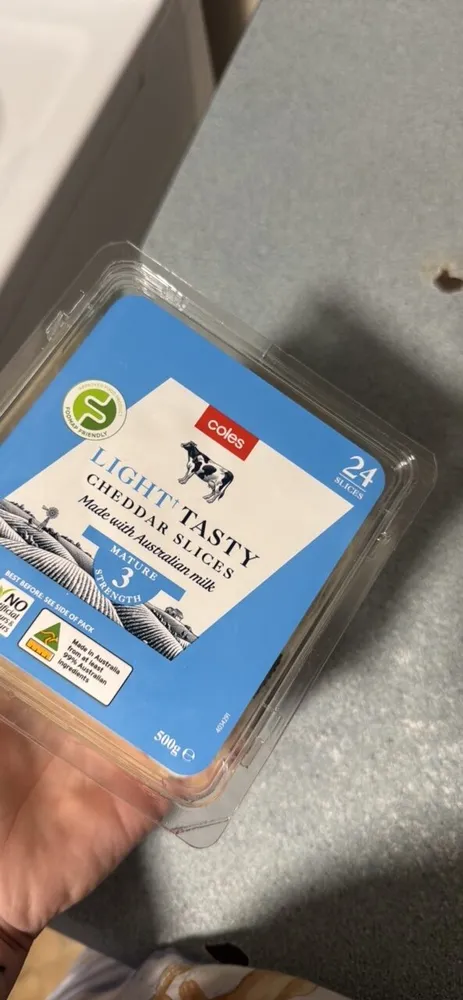 Light & Tasty Cheddar Slices