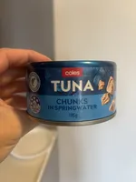 TUNA CHUNKS IN SPRINGWATER