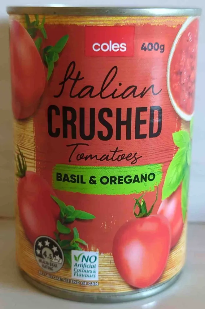 Italian Crushed Tomatoes Basil & Oregano
