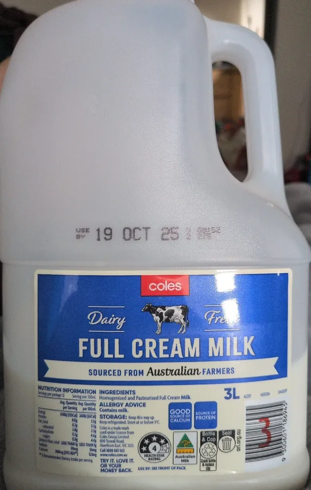 Full Cream Milk
