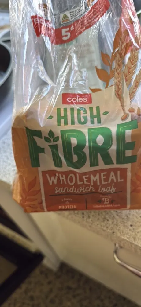 Wholemeal sandwich loaf