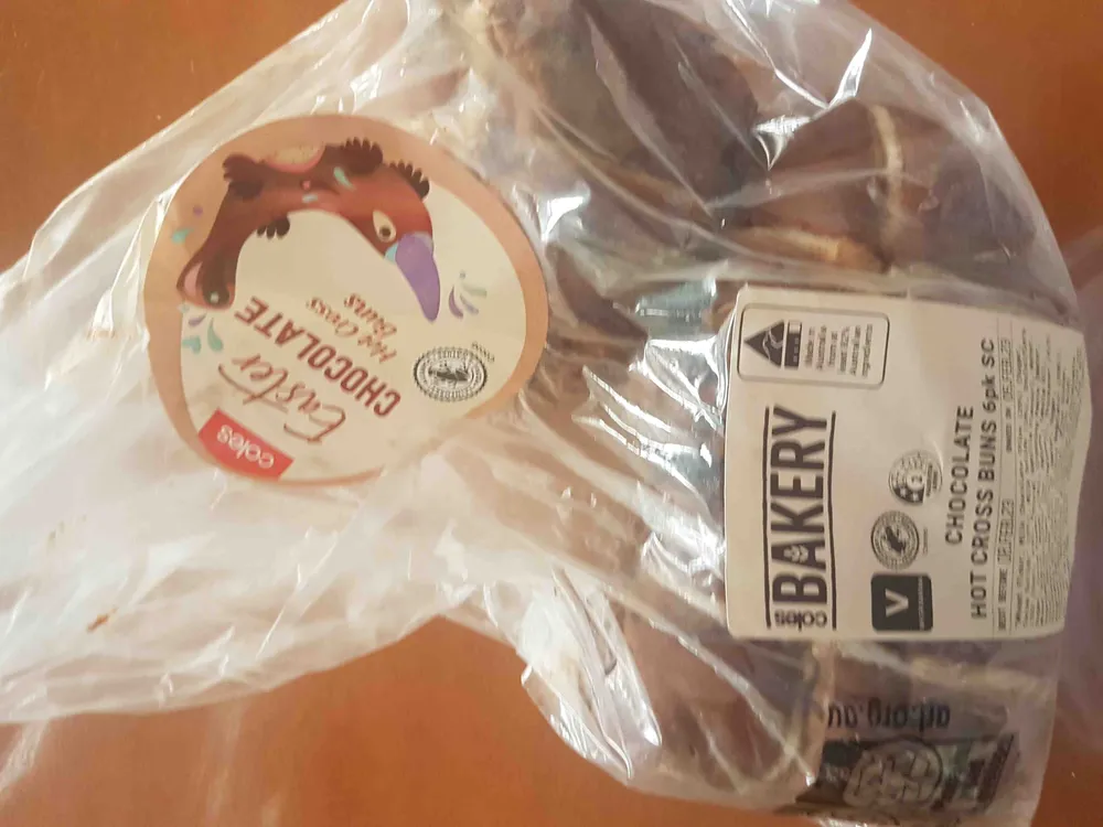 Choc Chip Hot Cross Buns