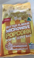 BUTTER FLAVOURED MICROWAVE POPCORN
