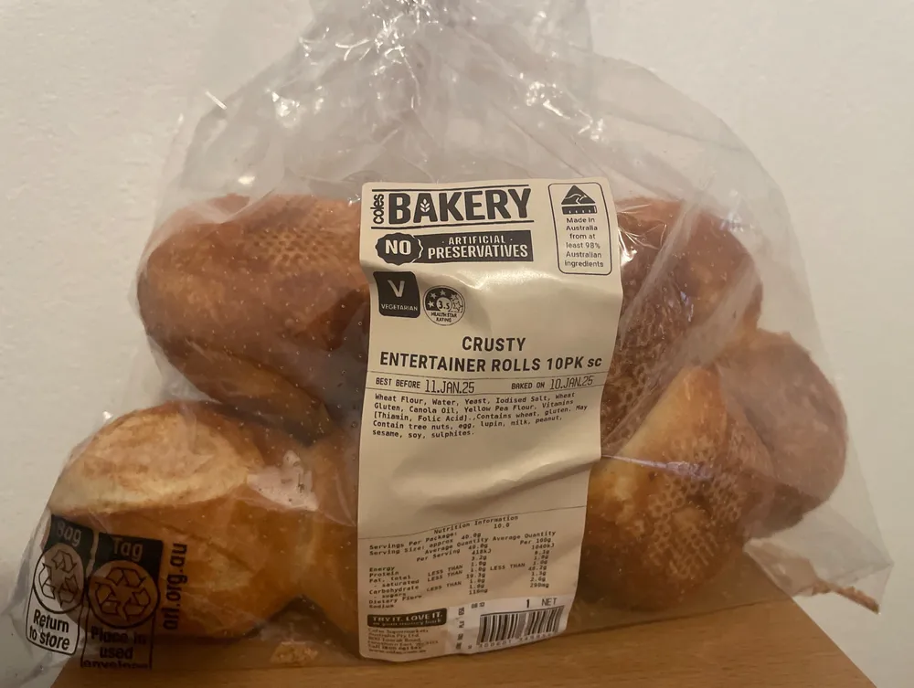 Crusty Entertainer Rolls