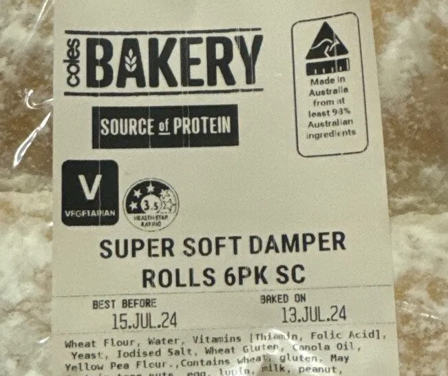 SUPER SOFT DAMPER ROLLS 6PK SC