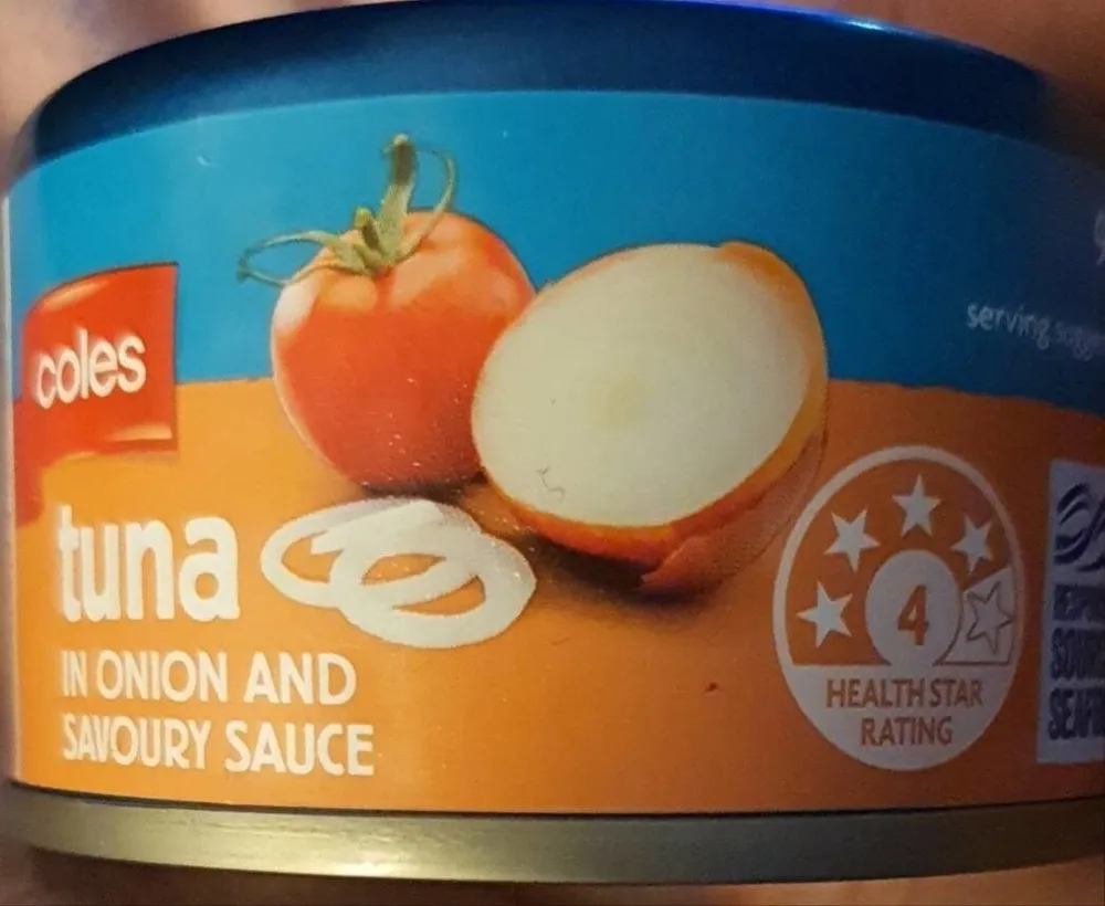 TUNA ONION & SAVOURY SAUCE