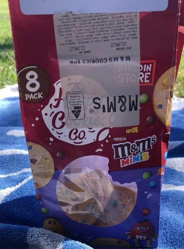 M & M'S COOKIES