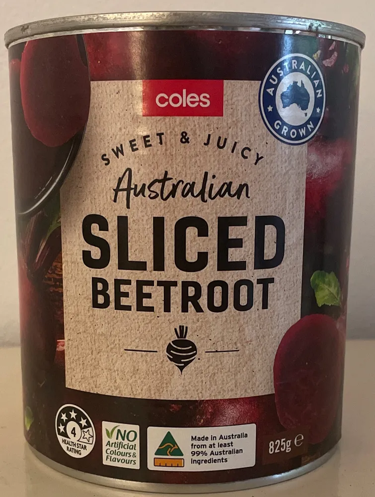 Beetroot tinned sliced
