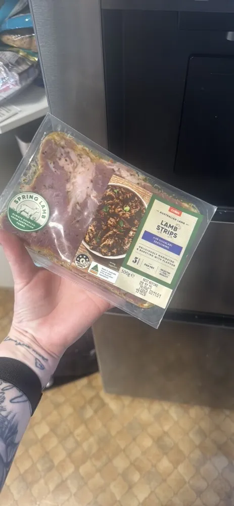 Lamb Strips with Souvlaki Seasoning