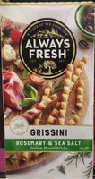 Grissini Rosemary & Sea Salt Italian Bread Sticks