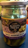 Sweet Gherkins-Sliced