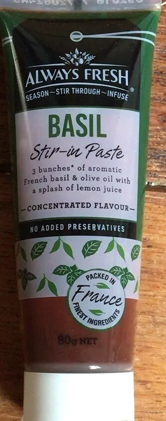 Basil stir in paste