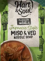 Miso And vegetable Noodle Soup