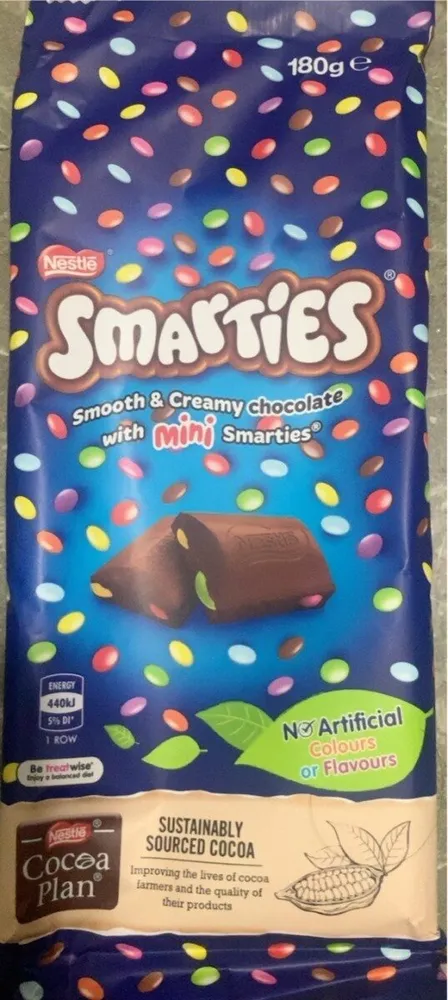 Smarties Smooth & Creamy Chocolate with Mini Smarties