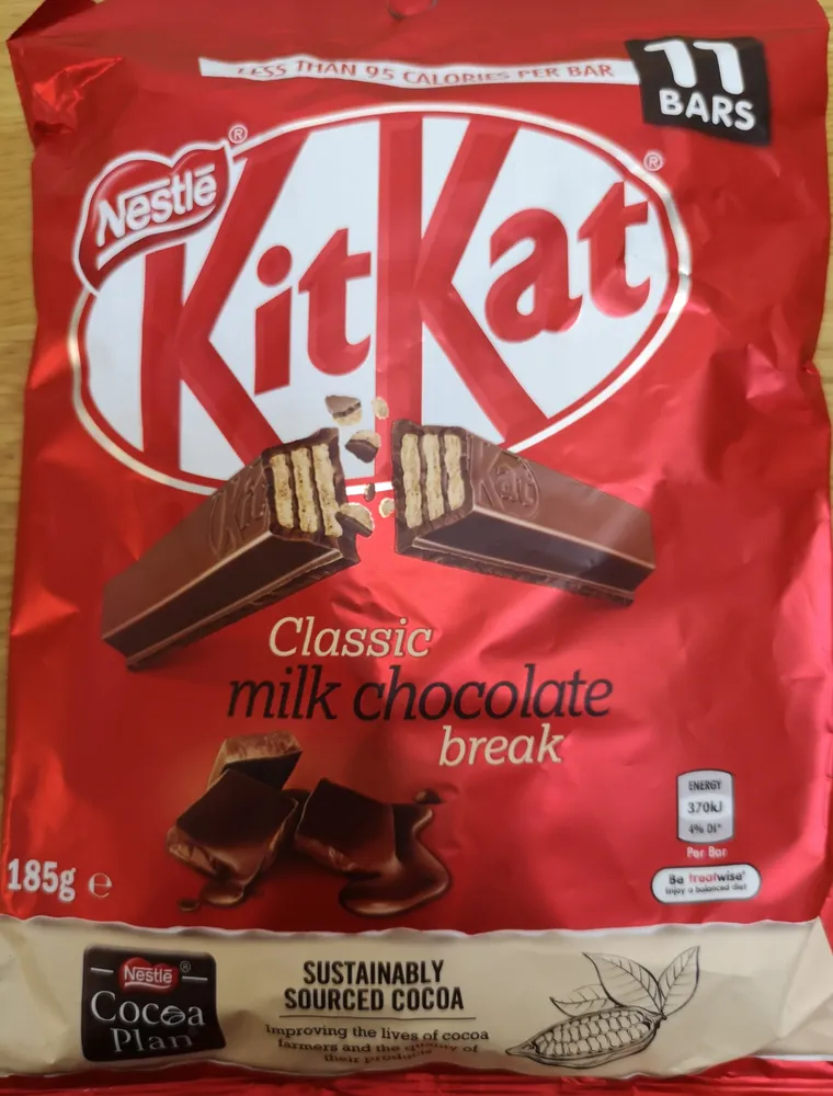 Nestle Kit Kat Chocolate Bar Share Pack 185g
