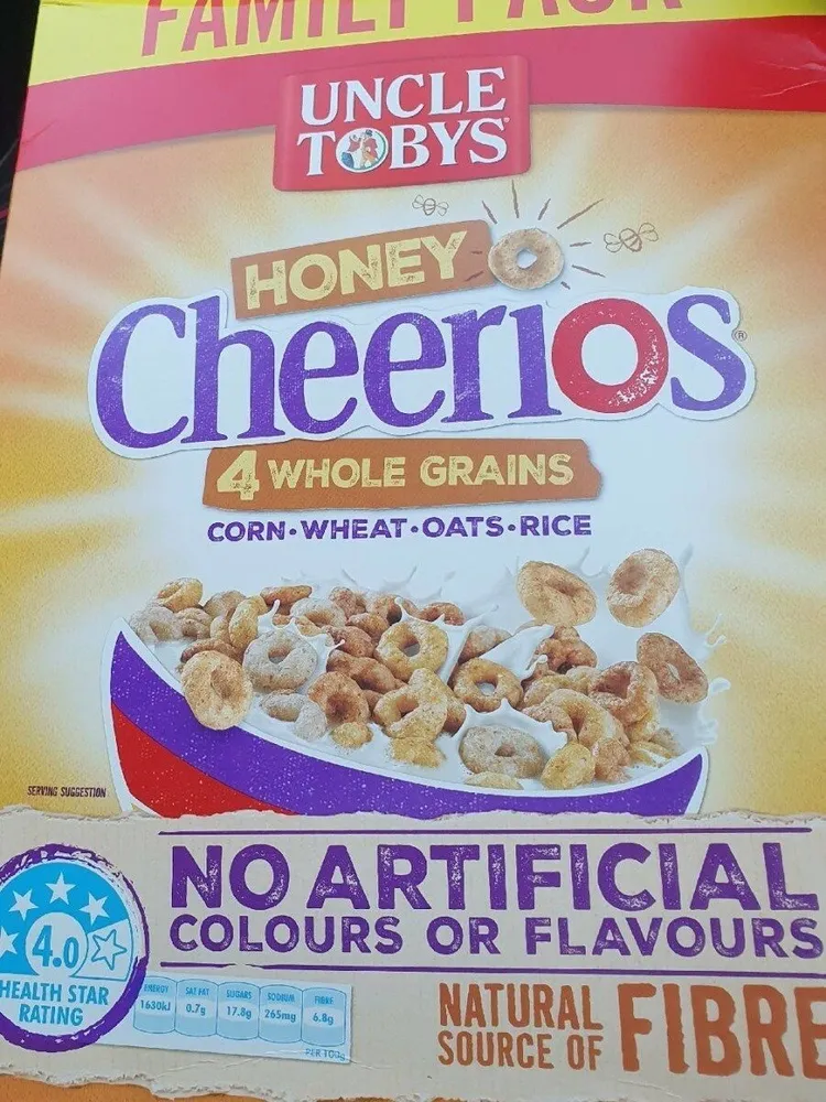 Uncle Toby Cheerios Hny / Oats
