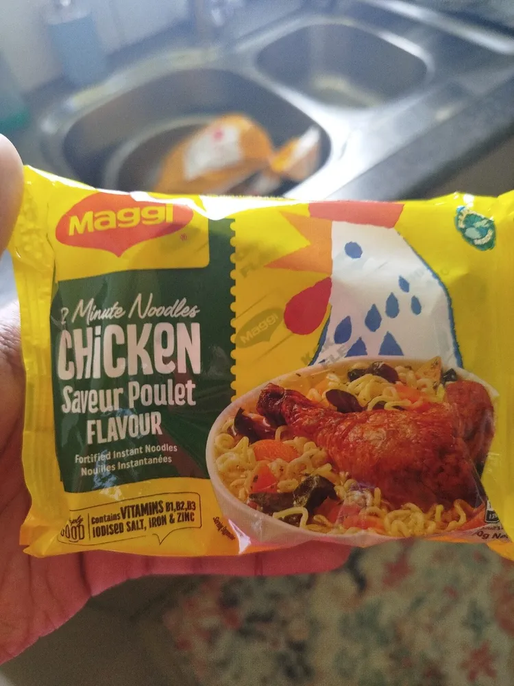 Noodles saveur poulet