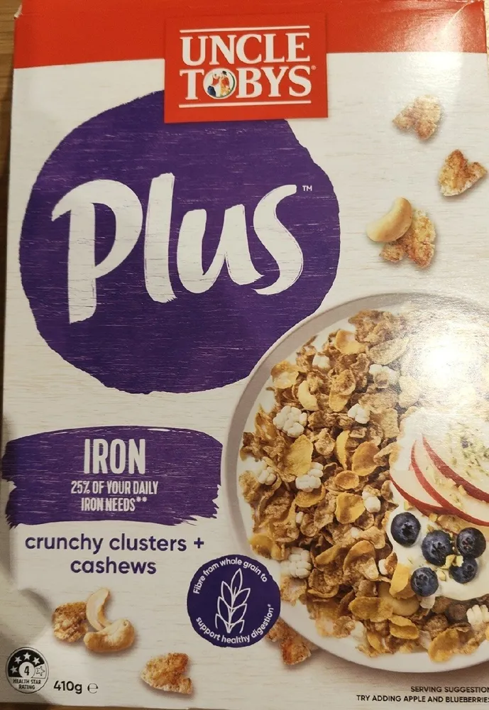 Plus crunchy clusters + cashews