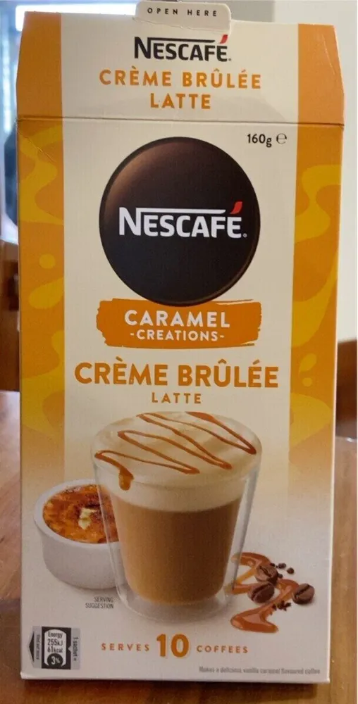 Crème Brûlée Latte