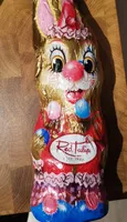 Red Tulip chocolate bunny