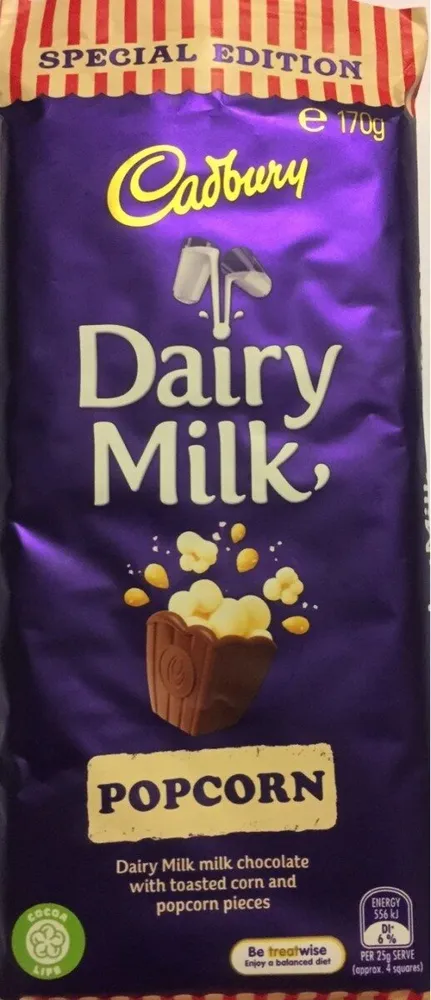 Dairy Milk popcorn