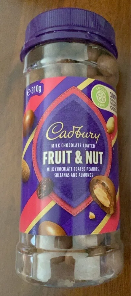 Milk Chocolate Coated Fruit & Nut