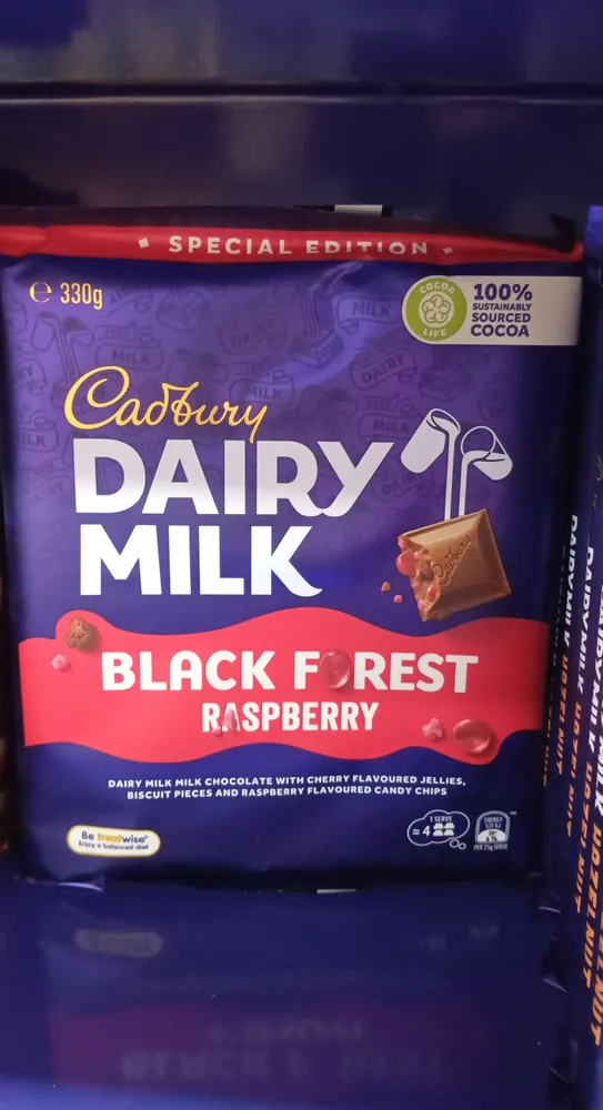 Black Forest Raspberry big block 330g