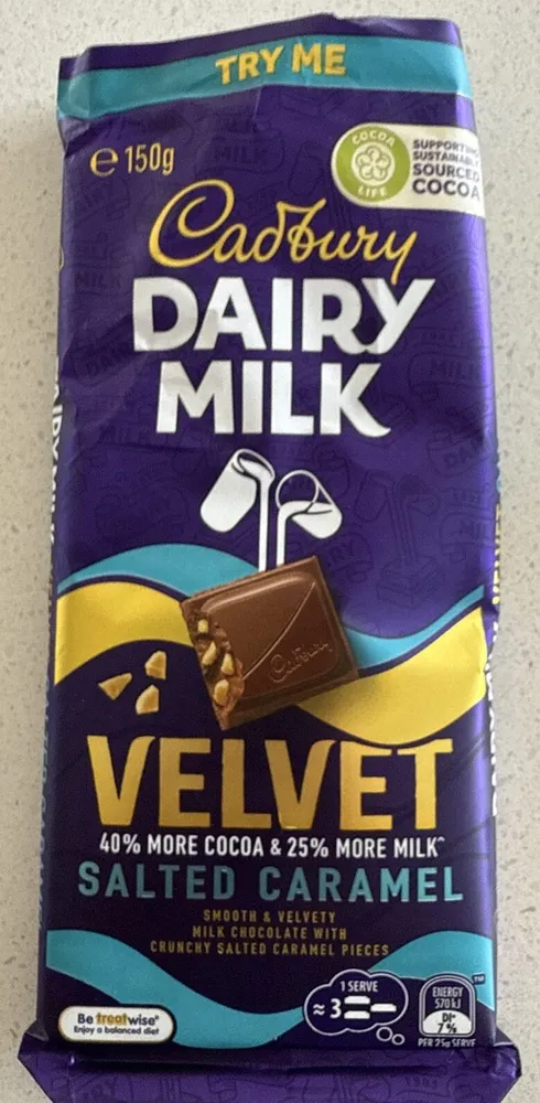 Dairy Milk Velvet Salted Caramel