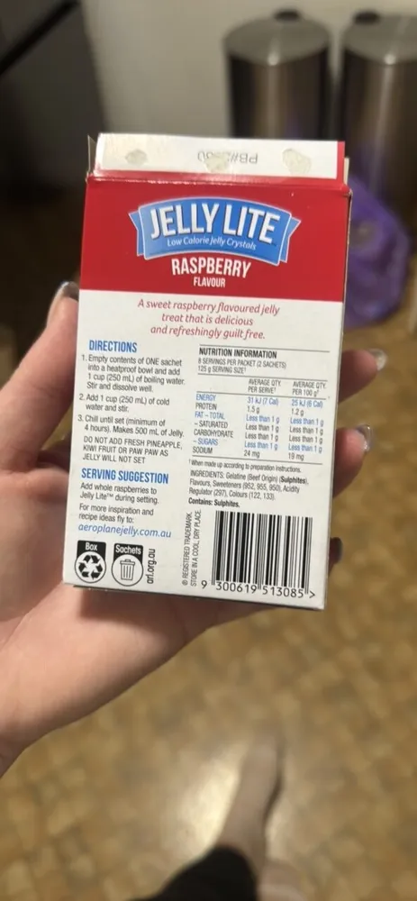 Jelly Lite Raspberry Flavour
