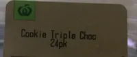 Cookie triple choc