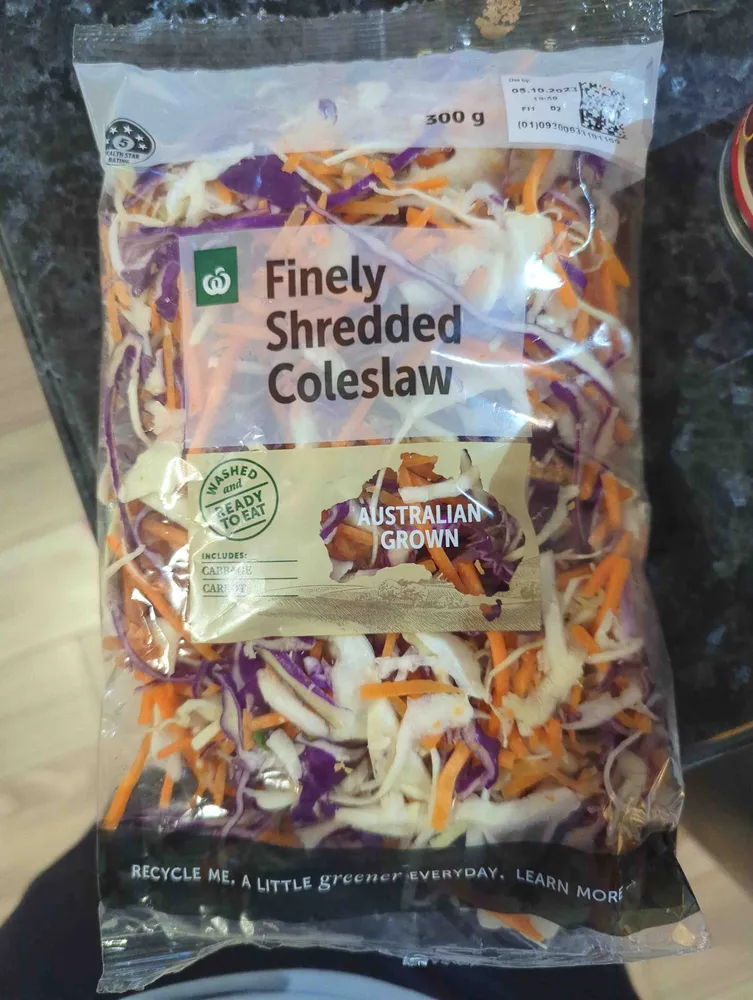 Finely Shredded Coleslaw