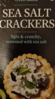 Sea salt crackers