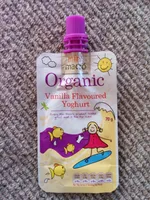 organic vanilla flavoured yoghurt