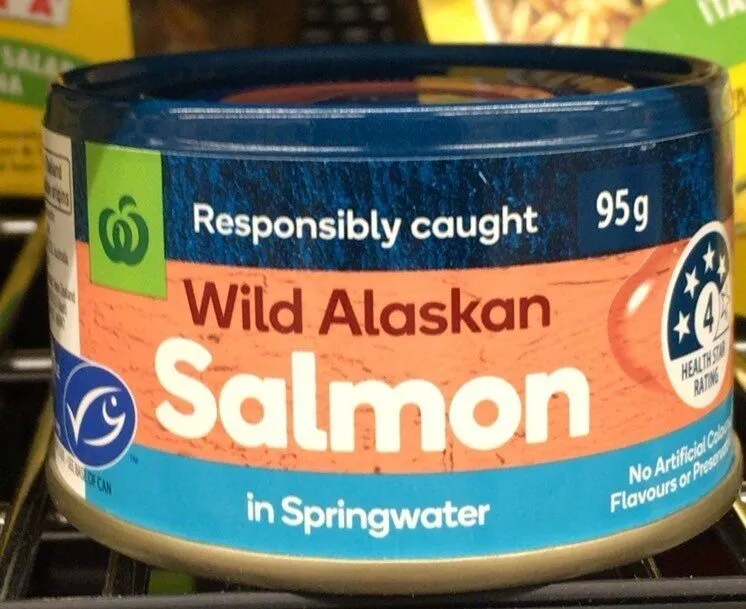 Wild Alaskan Salmon in Springwater
