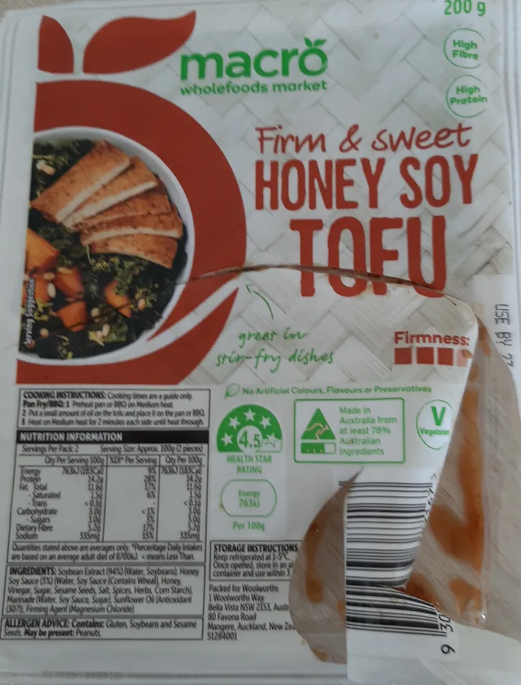HONEY SOY TOFU