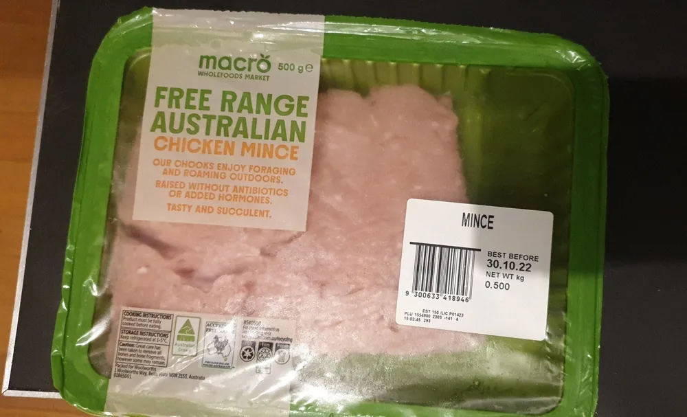 Free range Australian chicken mince