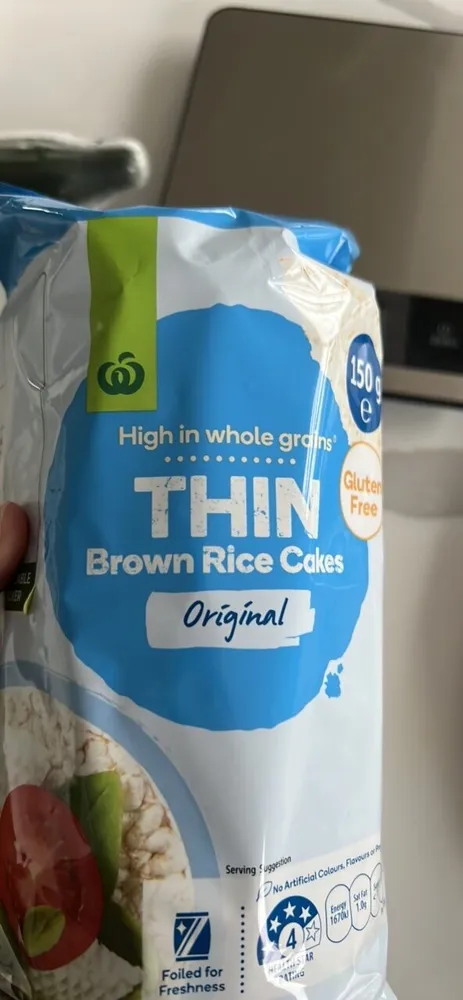 THIN brown rice cakes Original