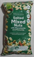 Salted Mixed Nuts with Macadamia and Pistachio